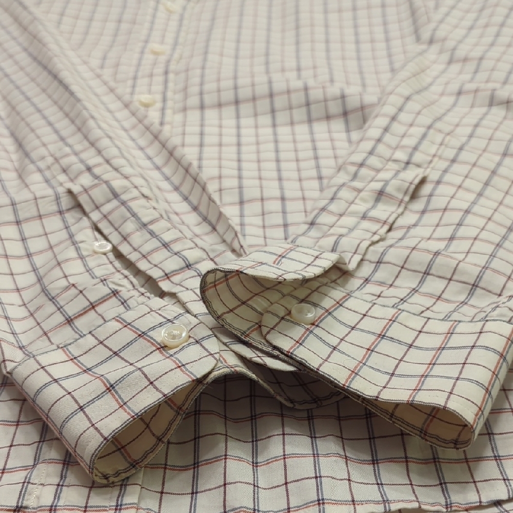 Ralph Lauren Purple Label Dress Shirt Mens XL - Cream - Picture 7 of 8